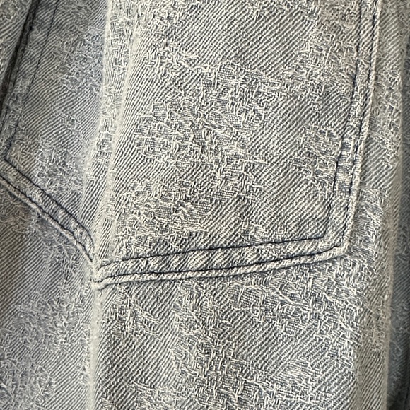 BlueVelvet Denim Tiered Patchwork Panel Flare Jeans size Medium - Picture 4 of 4